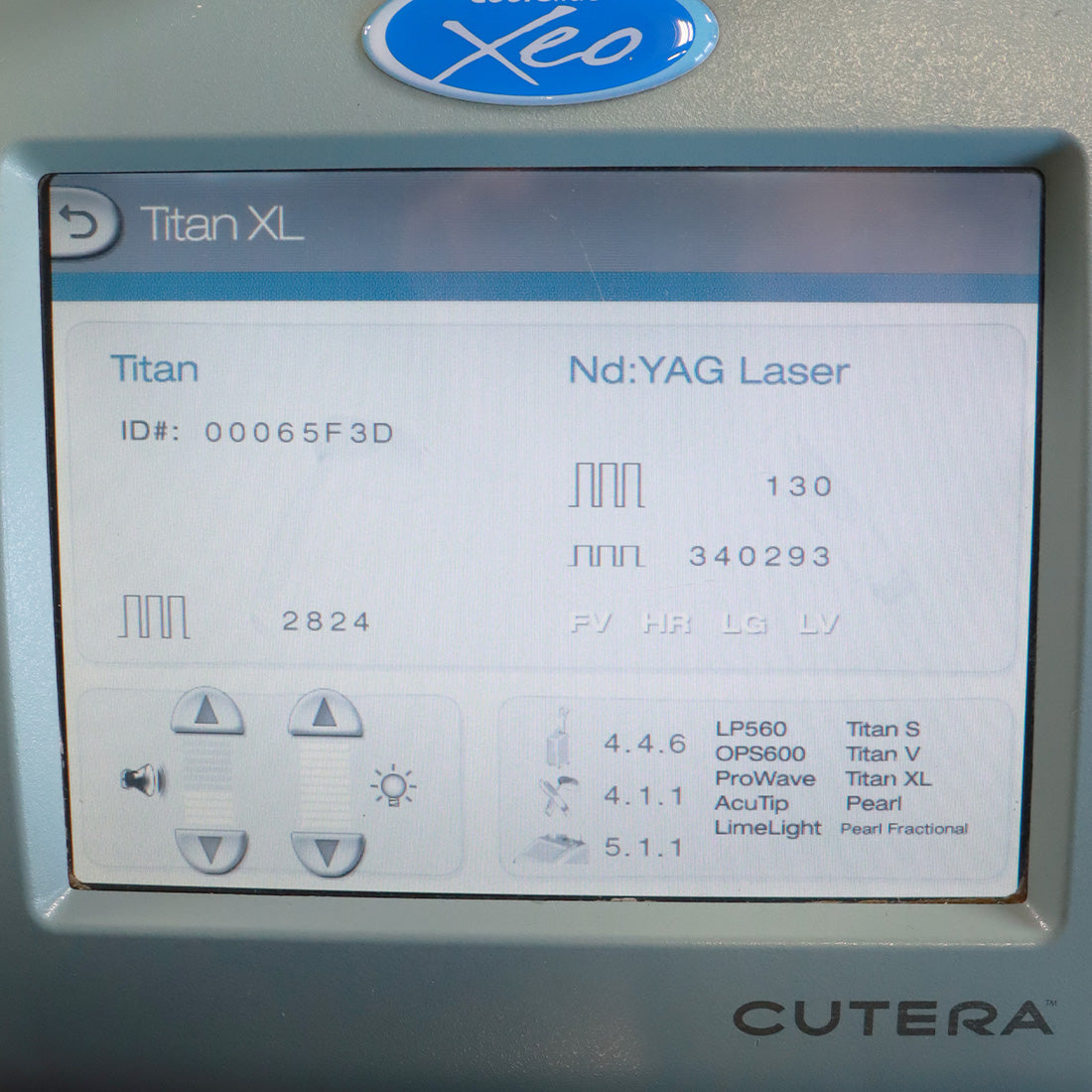 Cutera Xeo Laser Titan XL IPL Handpiece HP Skin Tightening Resurfacing 7000262T