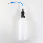 Clear Fill Drain Bottle with Blue Non-Drip Coupling Aesthetic Lasers