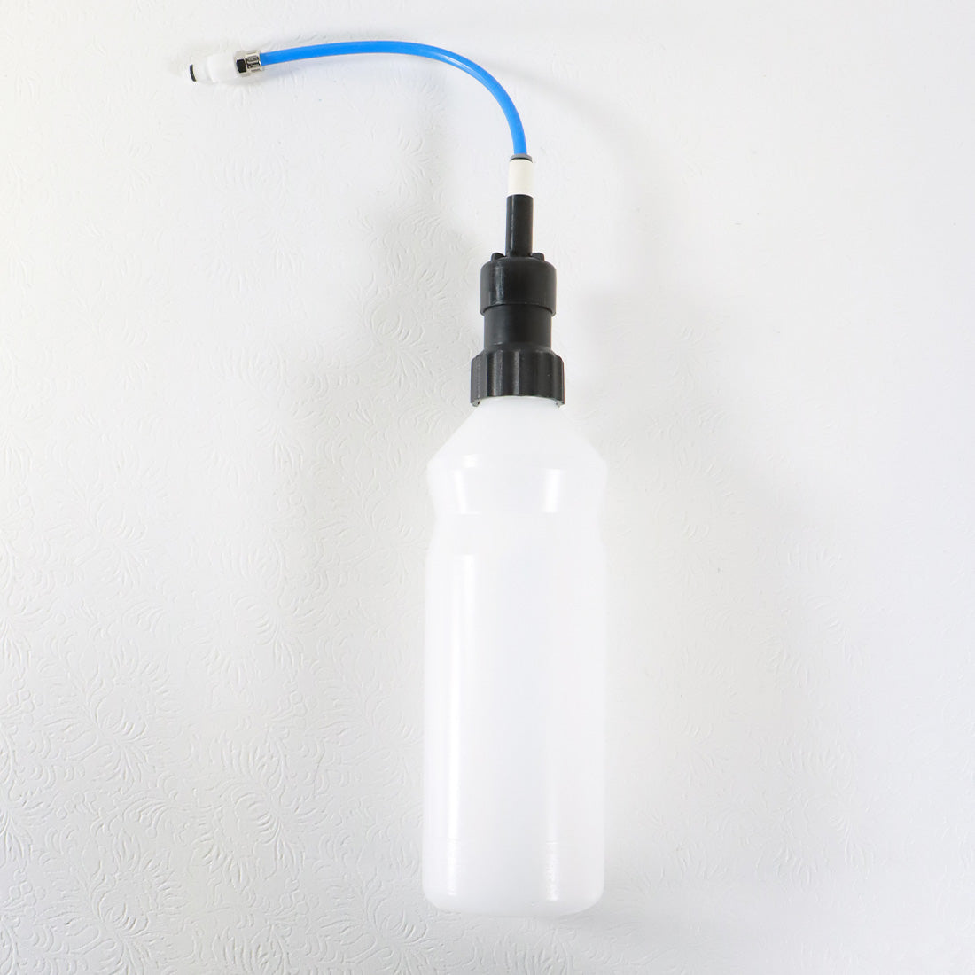 Clear Fill Drain Bottle with Blue Non-Drip Coupling Aesthetic Lasers