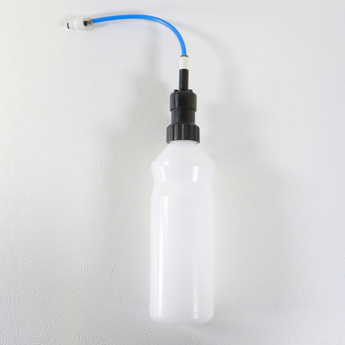 Clear Fill Drain Bottle with Blue Non-Drip Coupling Aesthetic Lasers