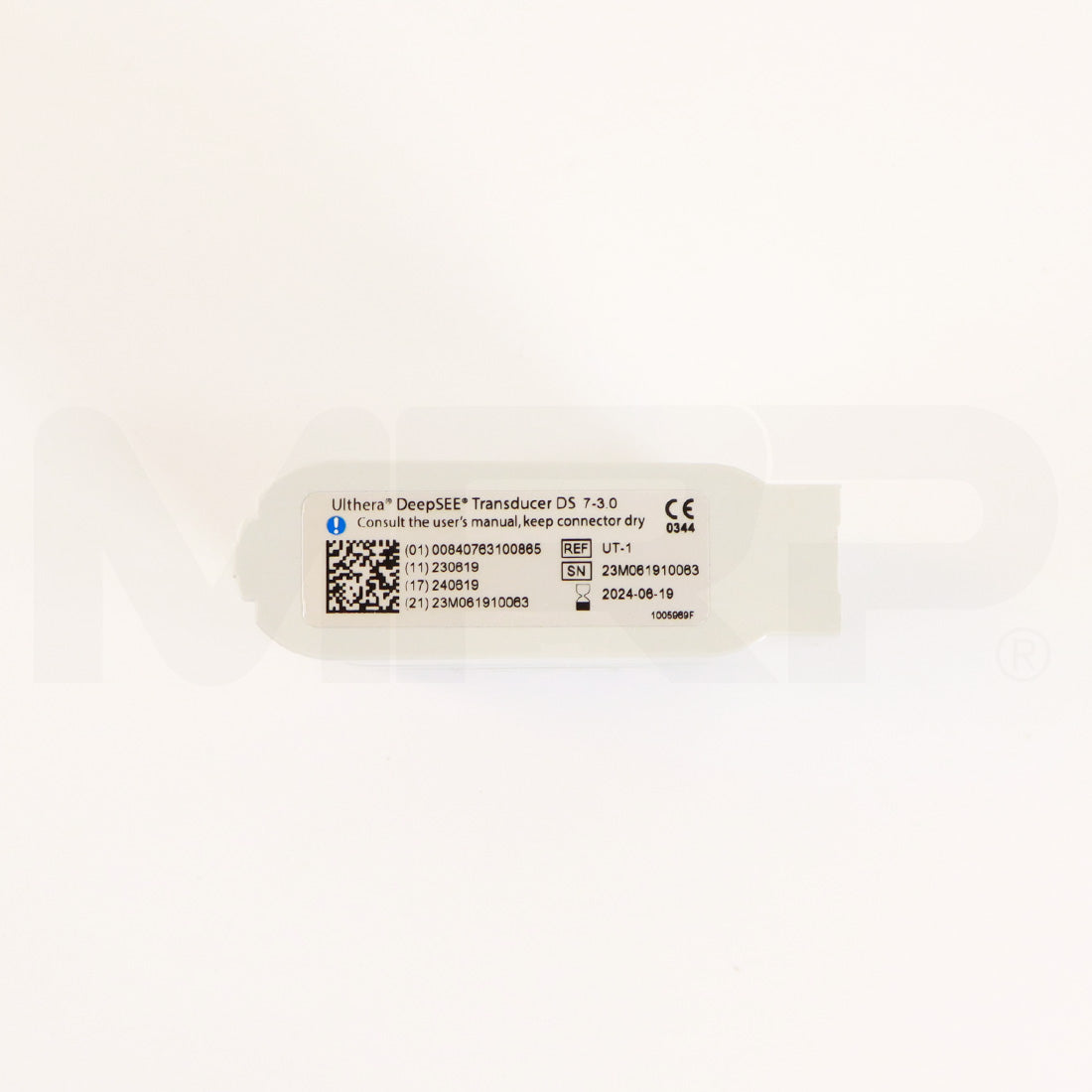 Ulthera DeepSEE DS 7-3.0 Green Transducer Label