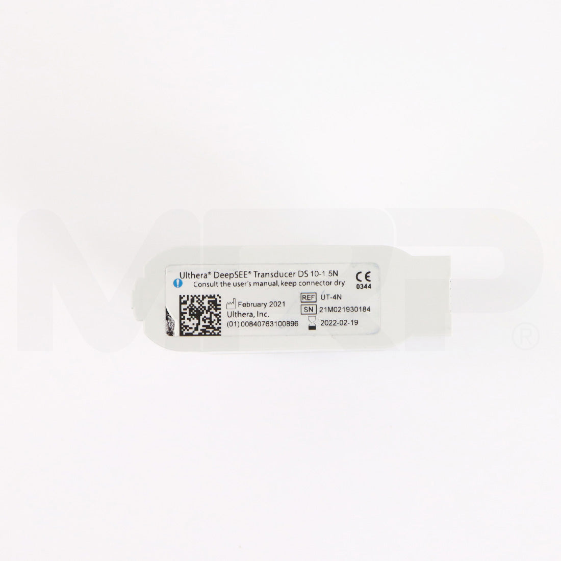 Ulthera DeepSEE DS 10-1.5N Narrow Orange Transducer Label