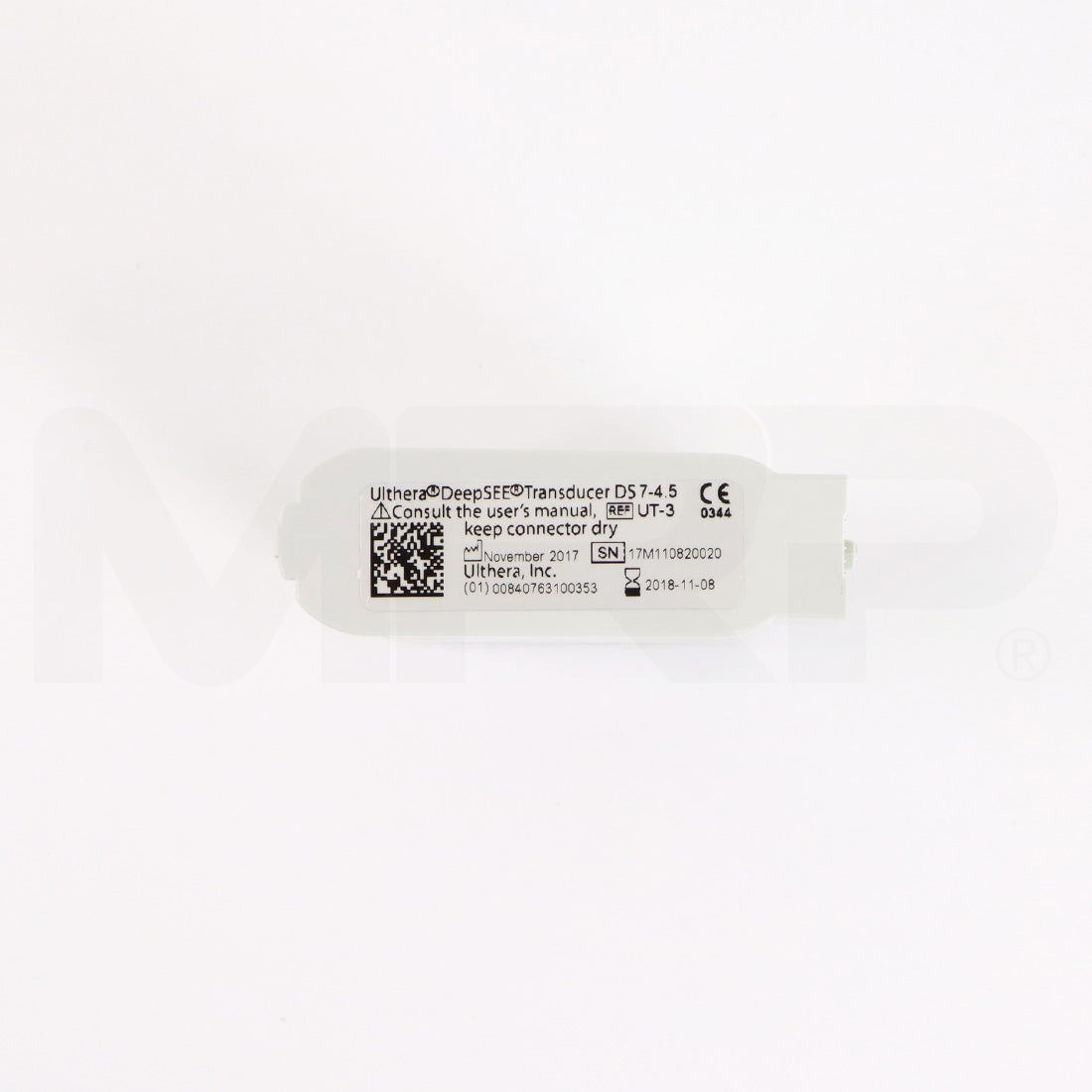 Ulthera DeepSEE DS 7-4.5 Purple Transducer Label