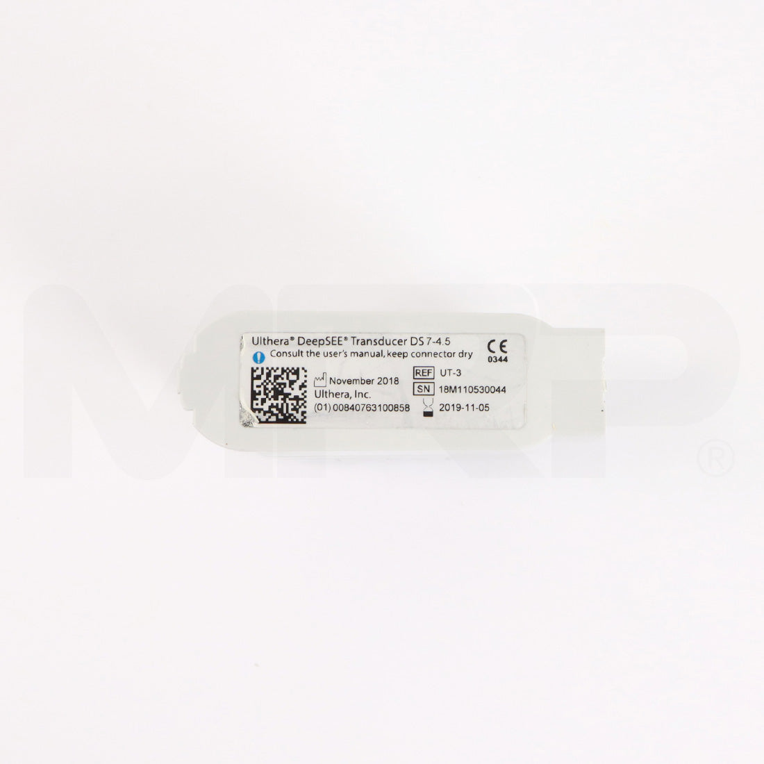 Ulthera DeepSEE DS 7-4.5 Purple Transducer Label