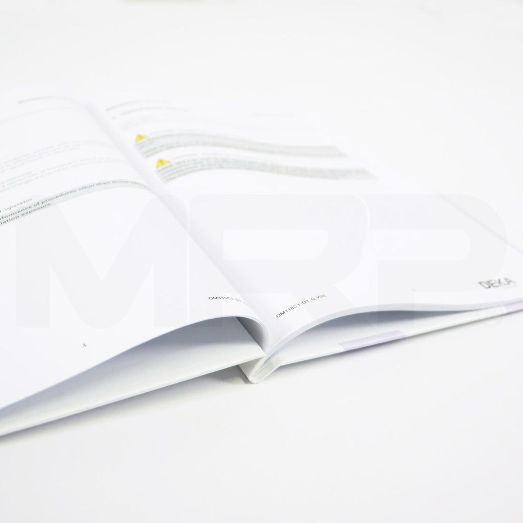 2019 Deka SmartXide Tetra Operator's Hard Cover Manual