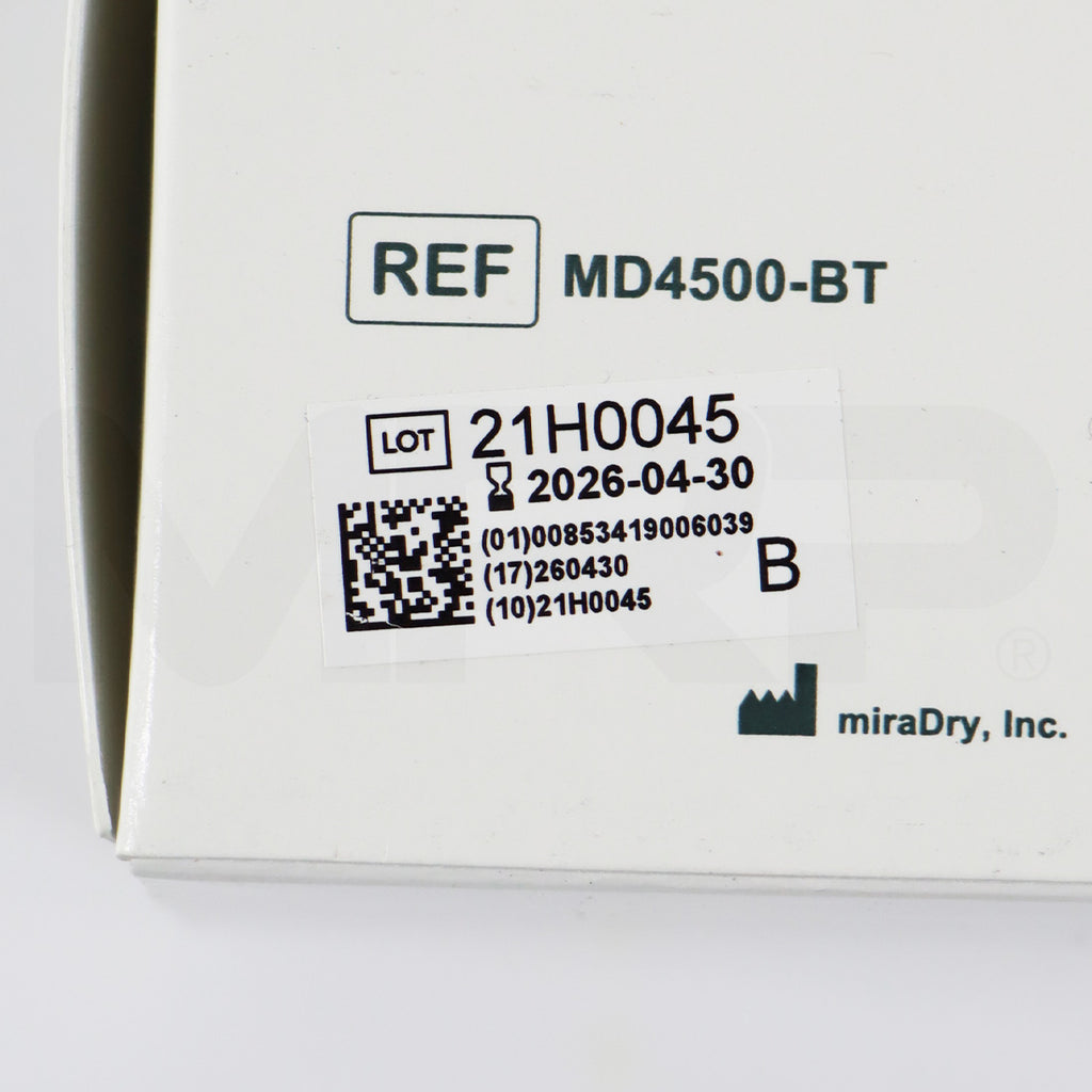 MiraDry Biotip Hyperhidrosis Reduction Bio Tip MD4500-BT EXP 04/30/2026