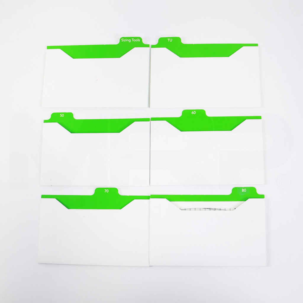 MiraDry 50 60 70 80 Skin Transfers Paper Sizing Template Tool