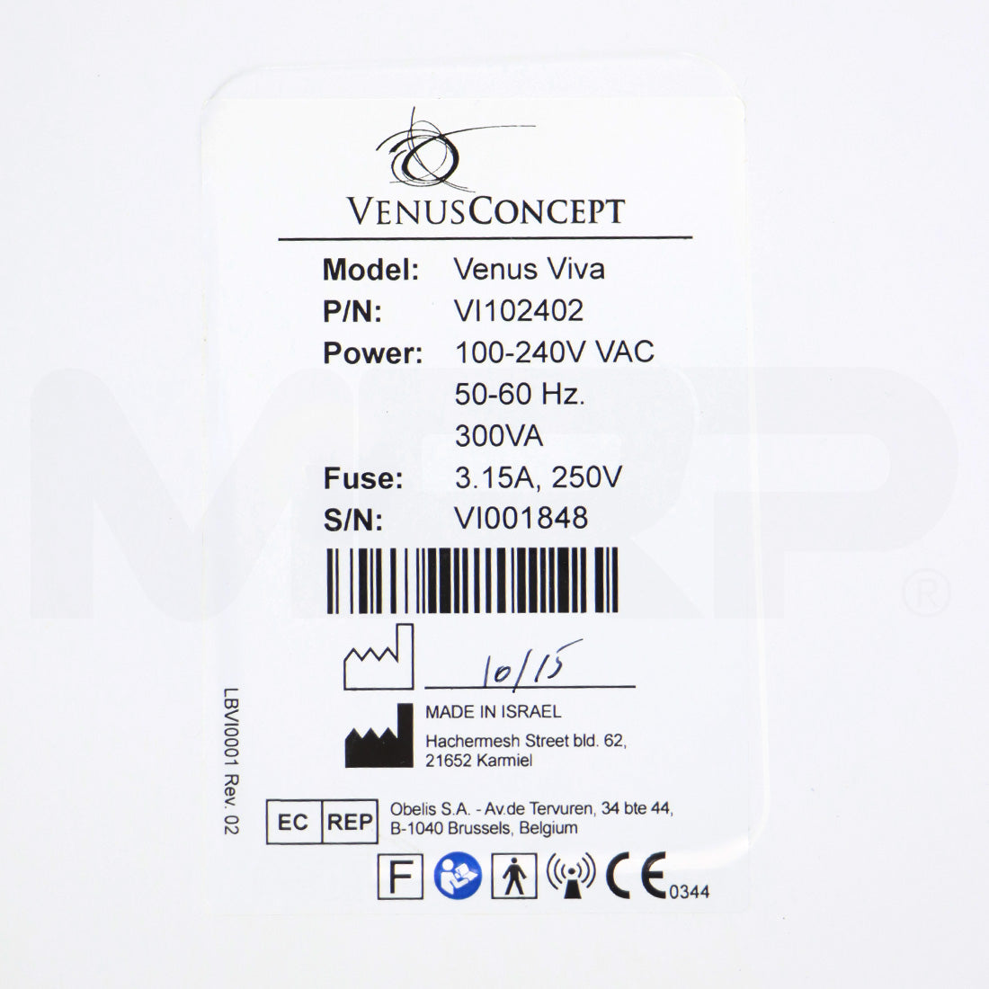 2015 Venus Concept Venus Viva Diamondpolar & MD Facial RF Resurfacing Skin System