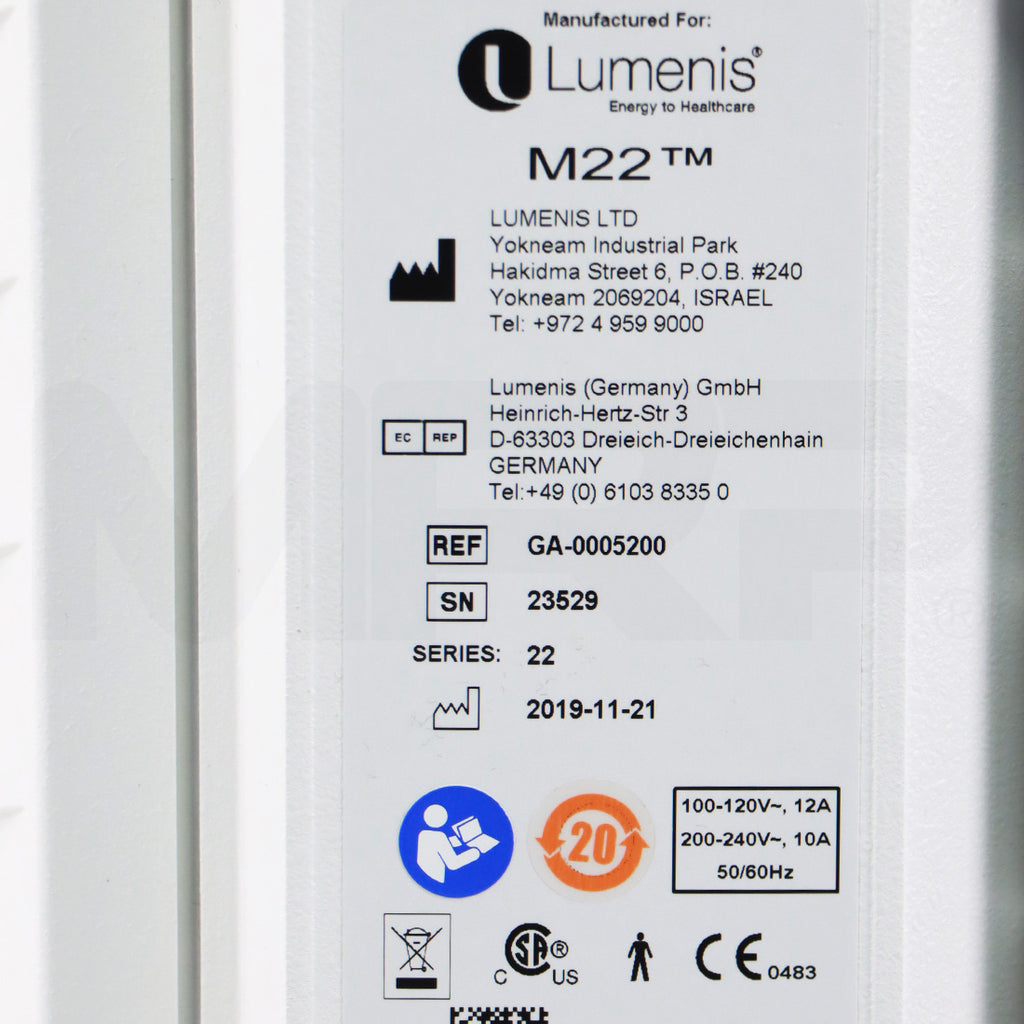 2019 Lumenis M22 System Serial