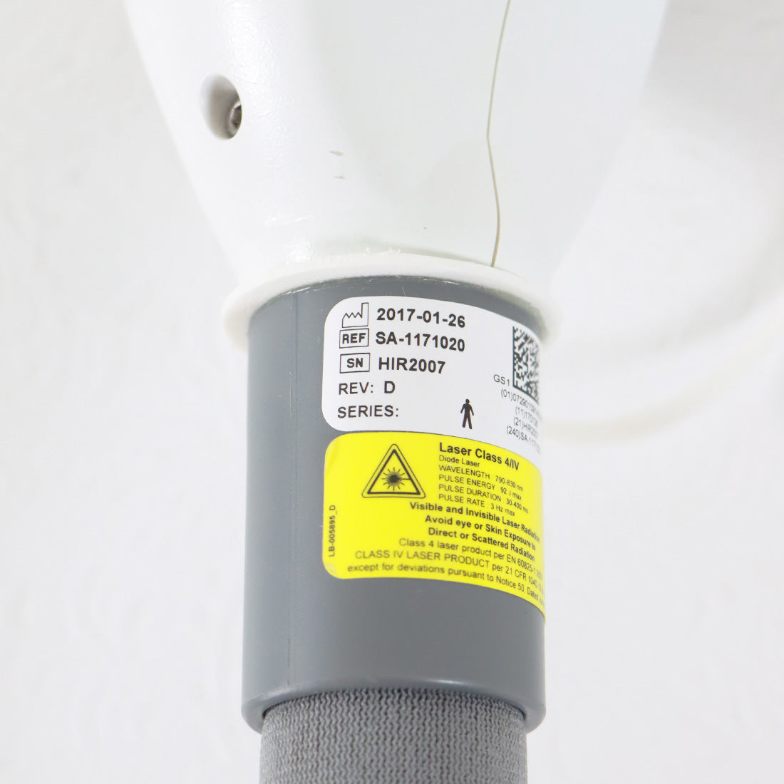 2017 Lumenis LightSheer Desire Diode Laser Hair Removal HS XC Handpieces