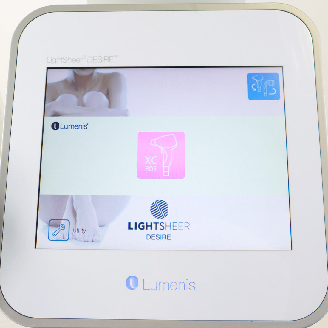 2017 Lumenis LightSheer Desire Diode Laser Hair Removal HS XC Handpieces