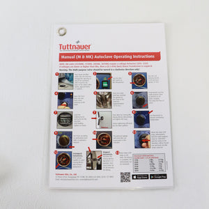 Tuttnauer Manual 9 (M&MK) Autoclave Operating Instructions MAN205-0718-A