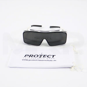 Protect LaserSchutz Ellipse Ontor White Safety Glasses Laser Protection Eyewear