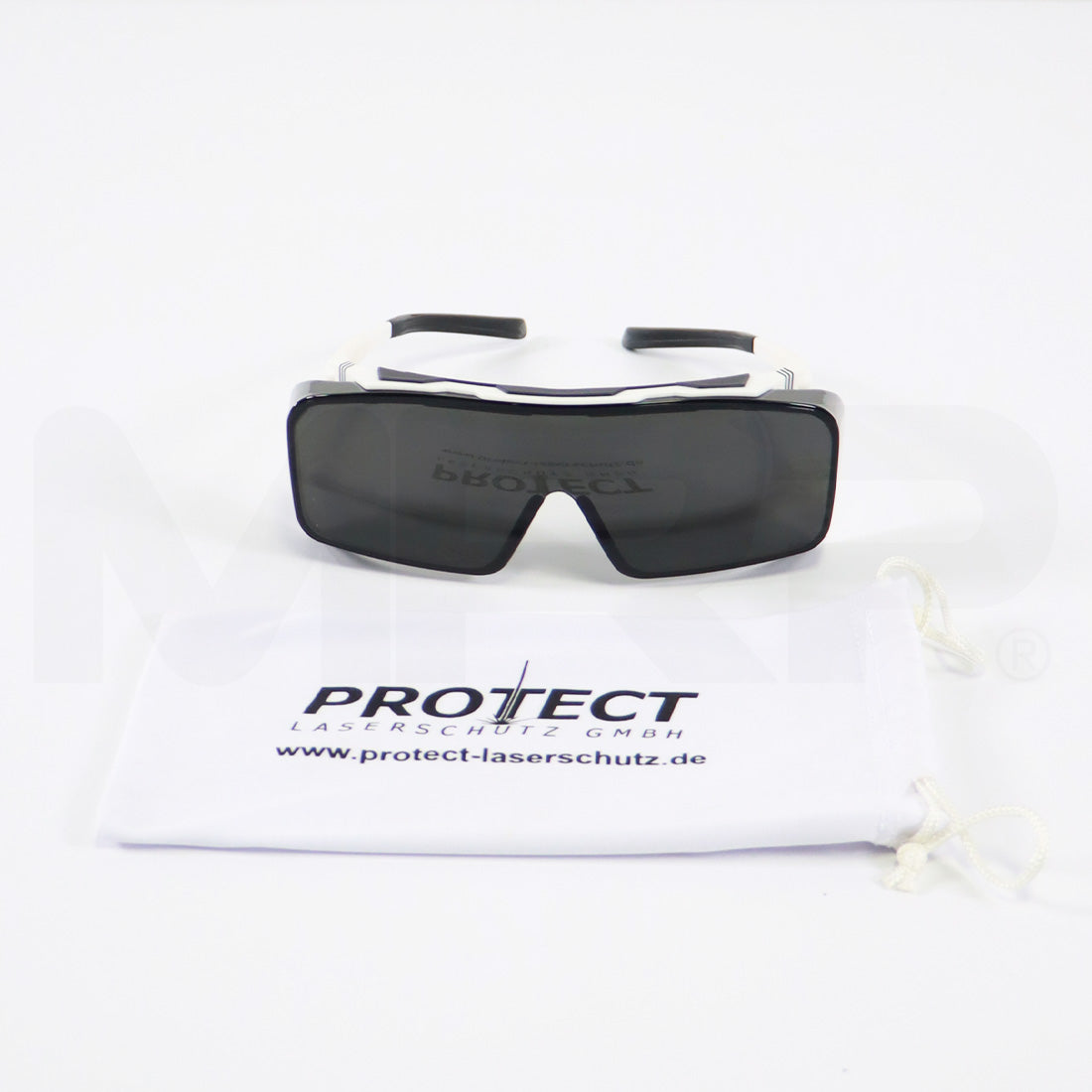 Protect LaserSchutz Ellipse Ontor White Safety Glasses Laser Protection Eyewear
