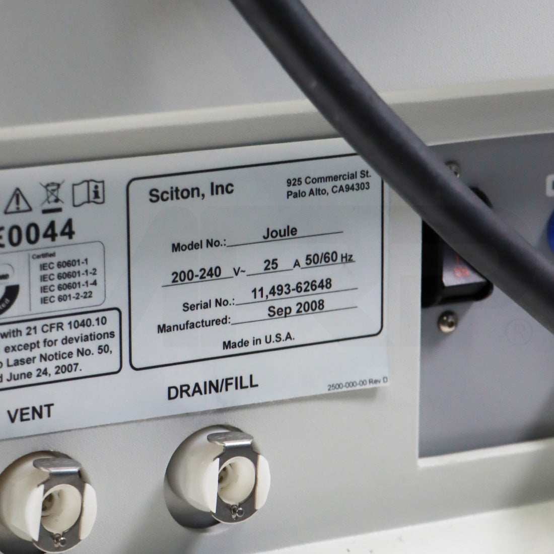 2008 Upgrade Sciton Joule w/ Profractional Erbium Thermascan 1319nm w/ Prolipo Plus and BBL