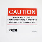 Alma Laser IPL Treatment Caution Eye Protection Sign 7.5 x 9in PLGG24090900_02