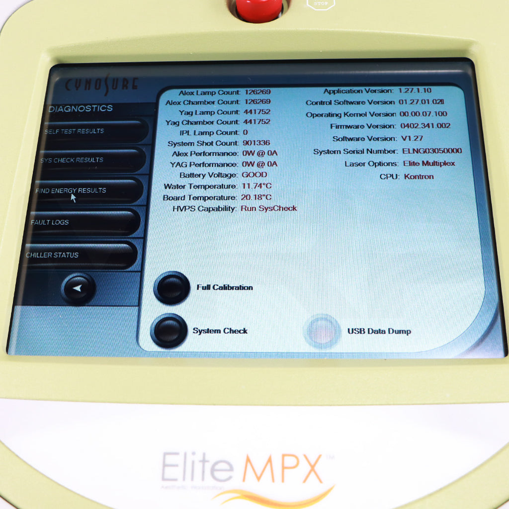 2011 Cynosure Elite MPX Hair Removal Vascular Treatment Laser System