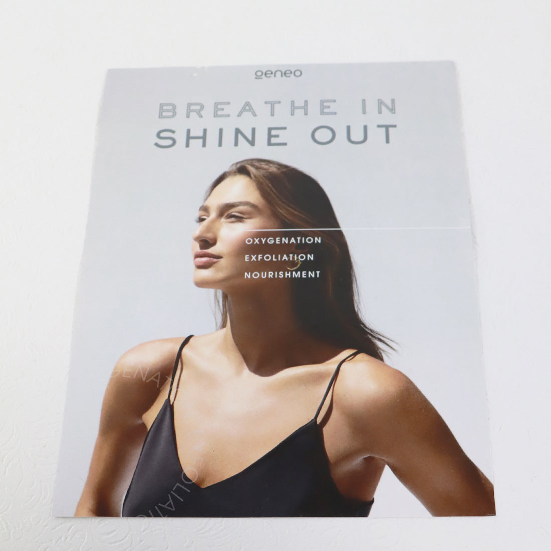 Geneo Breathe In Shine Out Facial Of The Future Marketing Sign