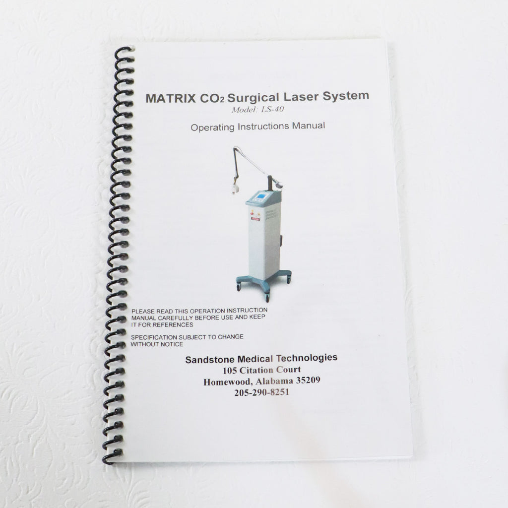 2012 Ellman Sandstone Matrix LS-40 CO2 Laser Skin Resurfacing Surgical System