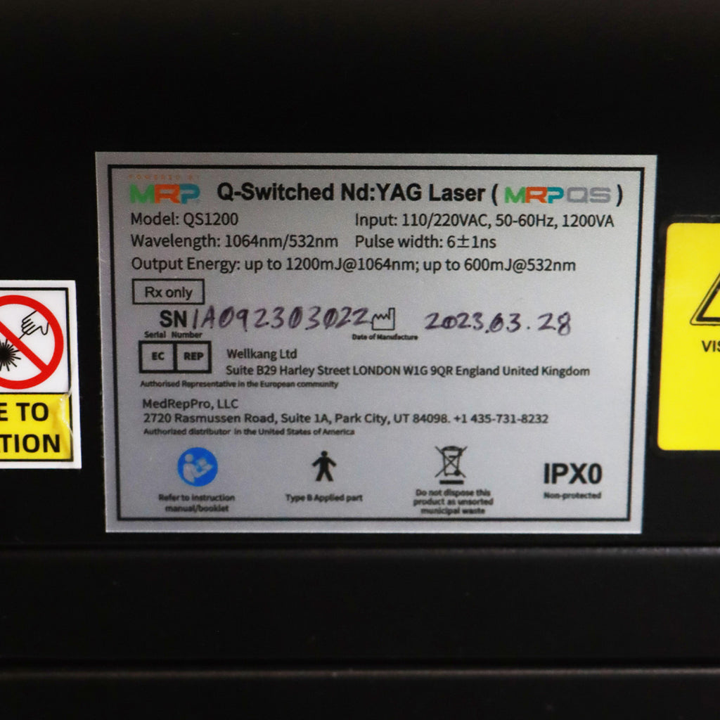 2023 Perigee QS Original Q-Switched Nd YAG Laser 1064nm 532nm