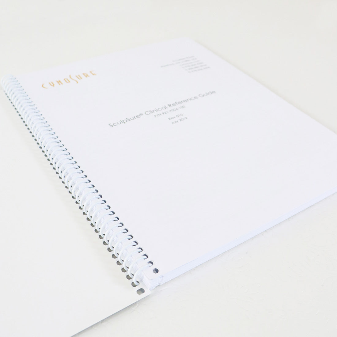 Cynosure SculpSure Laser Clinical Reference Guide 921-7026-100 User Manual Book