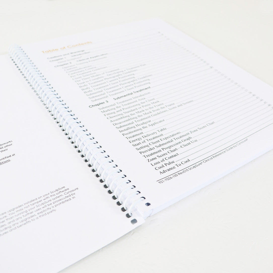 Cynosure SculpSure Laser Clinical Reference Guide 921-7026-100 User Manual Book