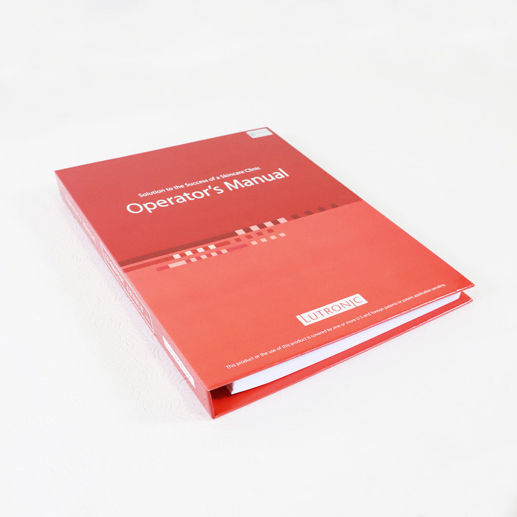 2022 Lutronic Genius RF Microneedling System Original User Operators Manual