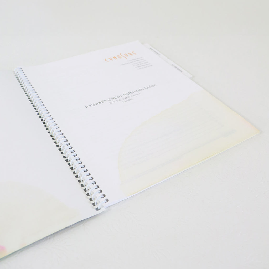 2020 Cynosure Potenza Clinical Reference Guide Manual 850-7043-010 Rev 1