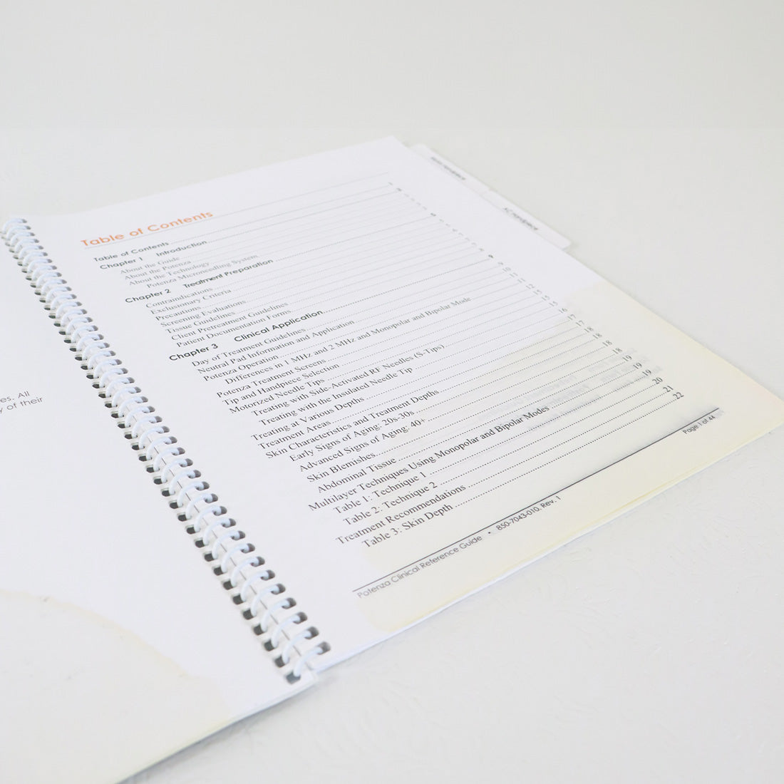 2020 Cynosure Potenza Clinical Reference Guide Manual 850-7043-010 Rev 1