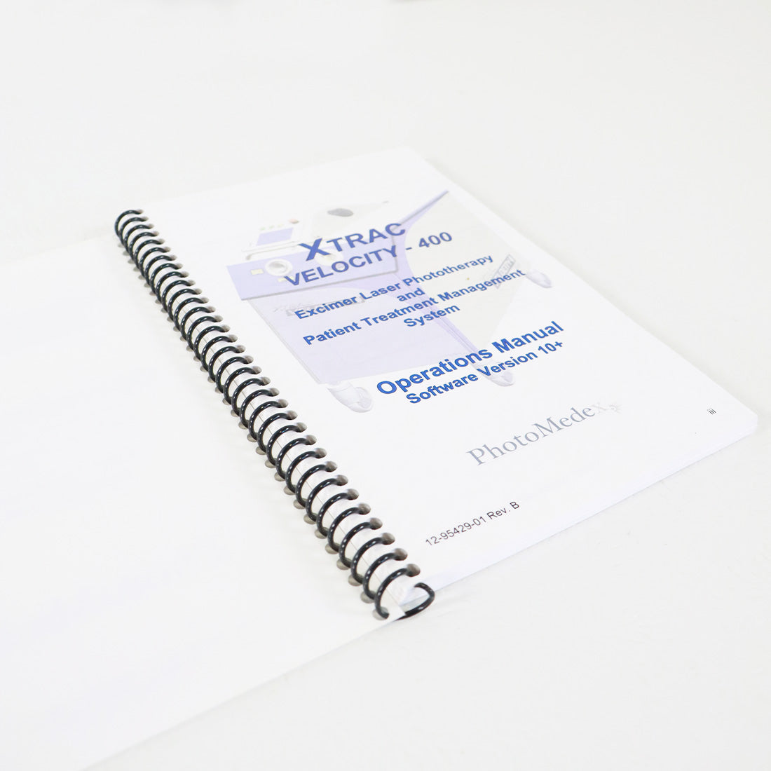 2010 PhotoMedex XTRAC Velocity 400 Operations Manual 12-95429-01 Rev 1