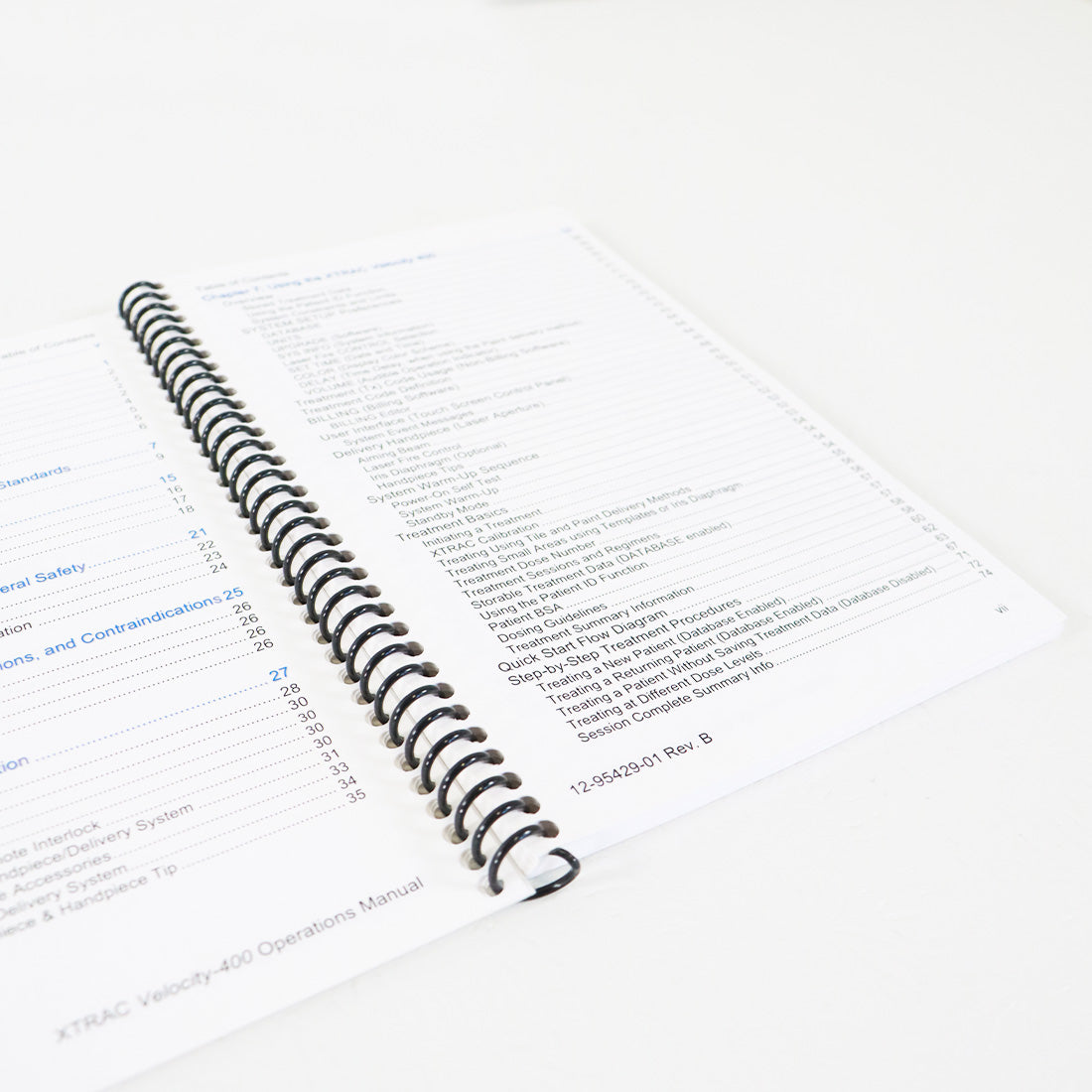 2010 PhotoMedex XTRAC Velocity 400 Operations Manual 12-95429-01 Rev 1