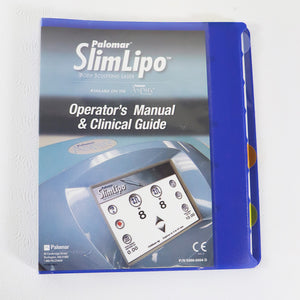 2009 Palomar Aspire SlimLipo Laser Operator Manual Clinical Guide 0300-0004 D