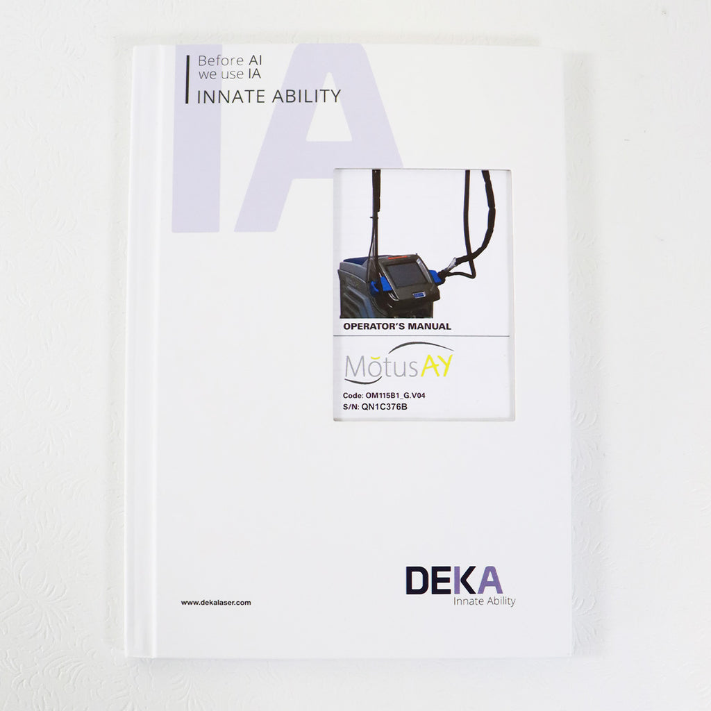 2021 Deka Motus AY Laser Operator's Manual OM115B1_G_V04