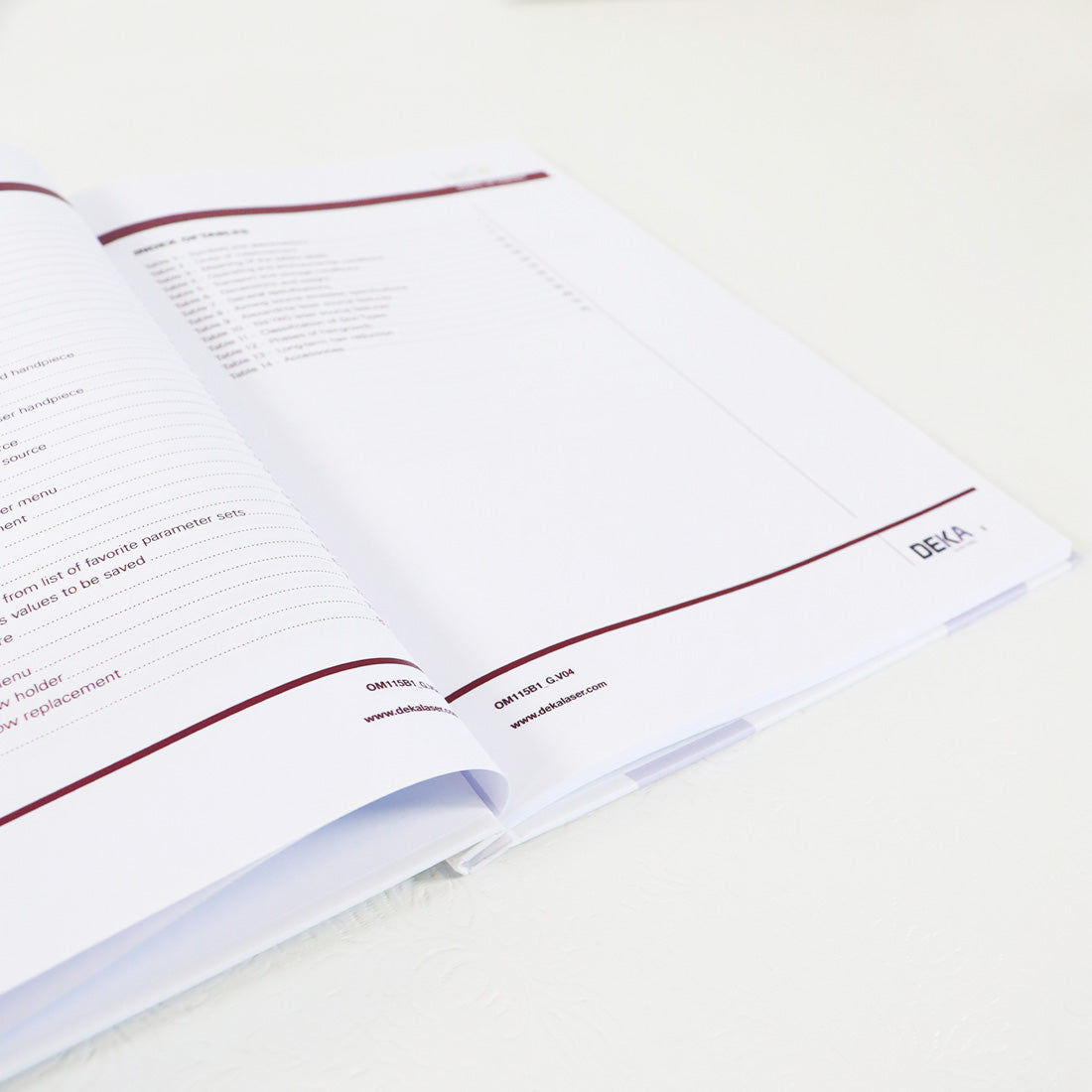 2021 Deka Motus AY Laser Operator's Manual OM115B1_G_V04