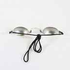 Steel Grey Patient Eye Shield Goggles Glasses Laser Safety Gray Metal Retainer