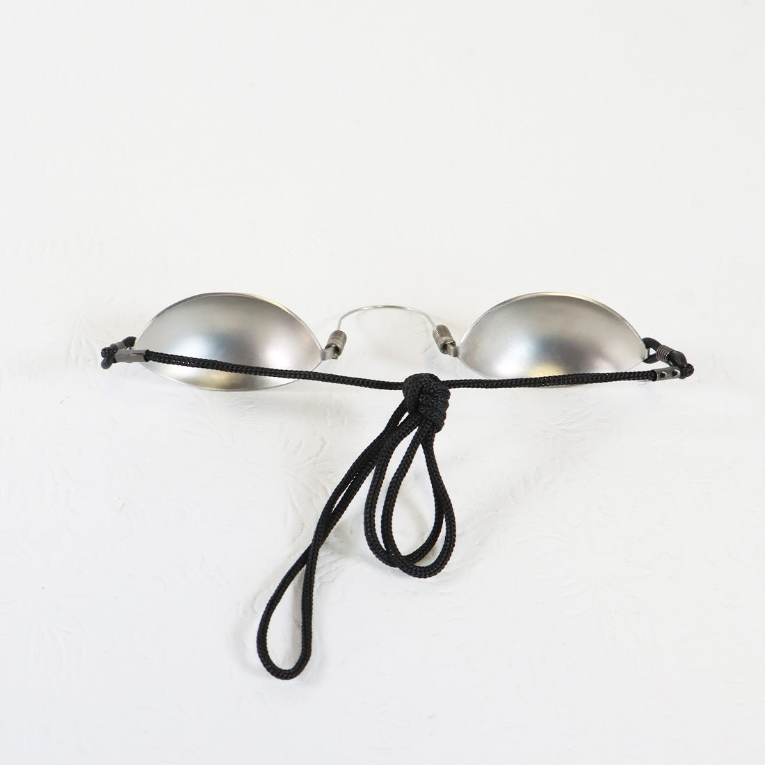 Steel Grey Patient Eye Shield Goggles Glasses Laser Safety Gray Metal Retainer