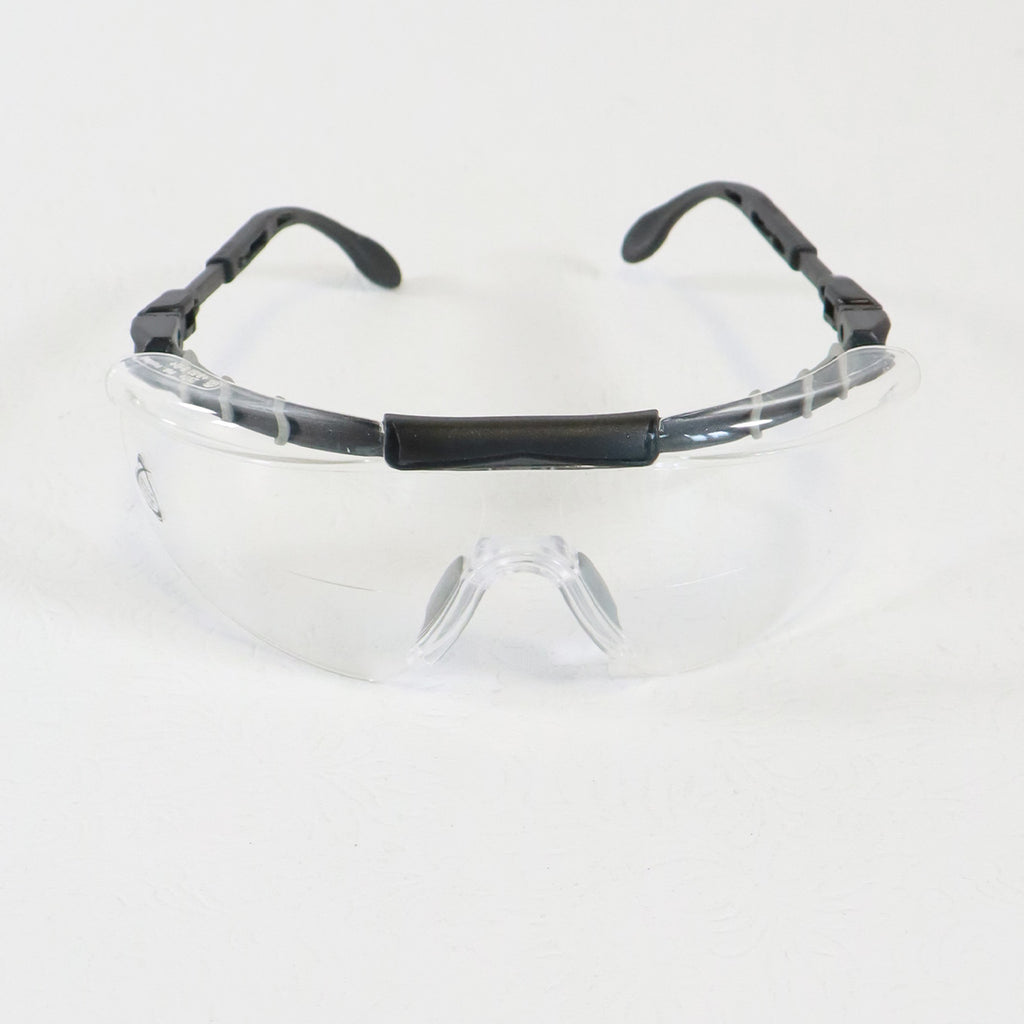 Uvex B-D Z87+ +2.50 B-D+ Clear Lenses Black Gray Frames Eyewear Glasses