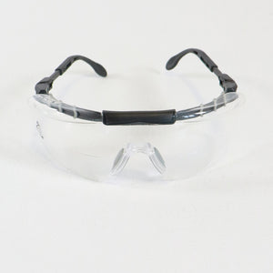 Uvex B-D Z87+ +2.50 B-D+ Clear Lenses Black Gray Frames Eyewear Glasses