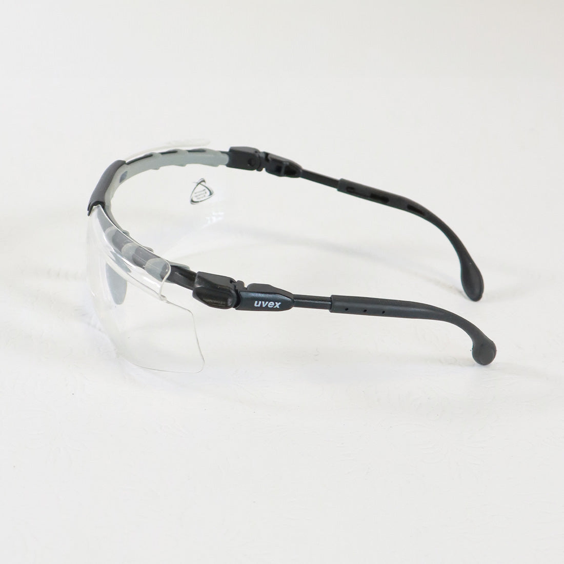 Uvex B-D Z87+ +2.50 B-D+ Clear Lenses Black Gray Frames Eyewear Glasses