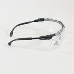 Uvex B-D Z87+ +2.50 B-D+ Clear Lenses Black Gray Frames Eyewear Glasses