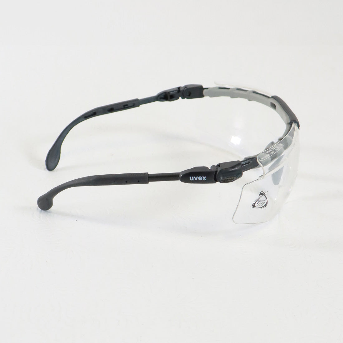Uvex B-D Z87+ +2.50 B-D+ Clear Lenses Black Gray Frames Eyewear Glasses