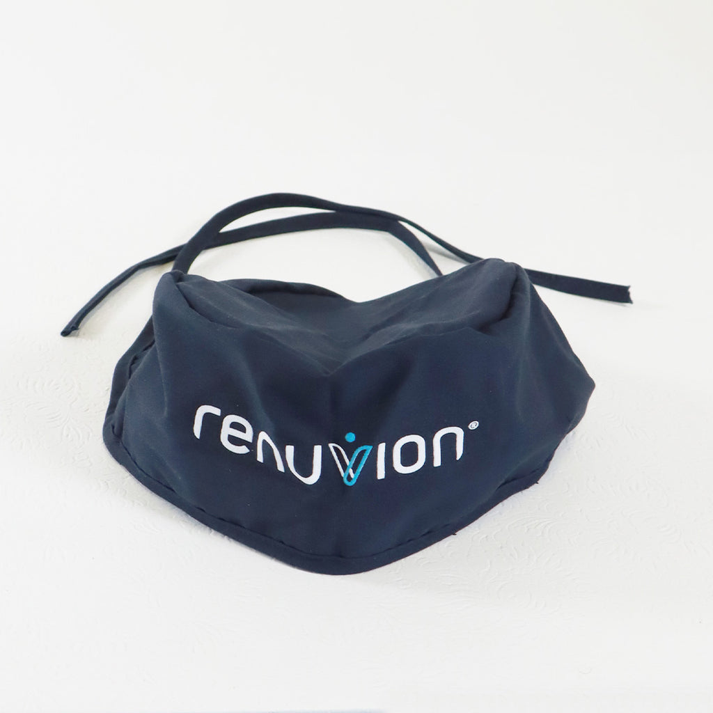 Renuvion Cloth Screen Printed Navy Scrub Cap One Size Fits Most