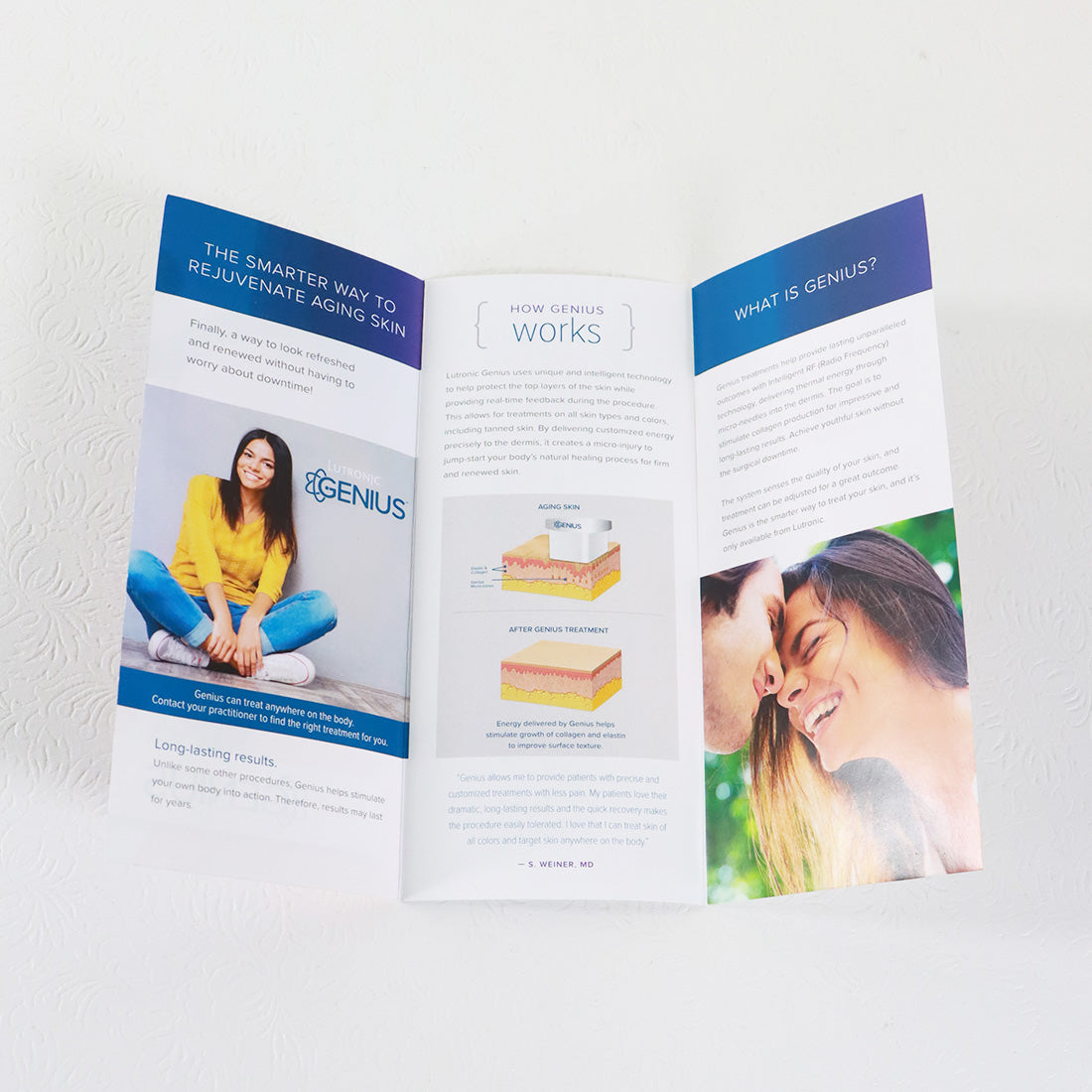 Lutronic Genius Anti-Aging Marketing Brochure x8