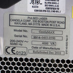2010 Candela GentleMax Pulsed Laser System 9914-0403-0590