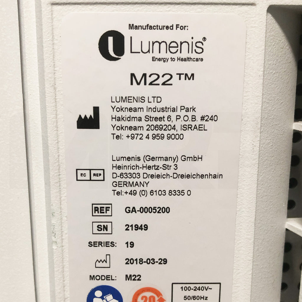 2018 Lumenis M22 IPL Laser System Acne Vascular Skin Rejuvenation GA-0005200