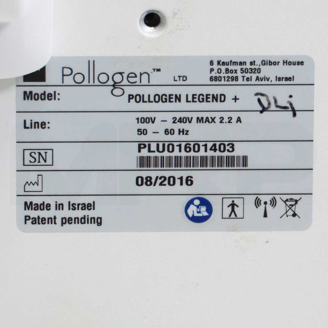 2016 Pollogen Legend+ Skin Tightening Wrinkle Reduction System