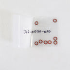 Cynosure Silicone Clear O Rings 1/4" X 3/8" 316-0020-010 8 Pack