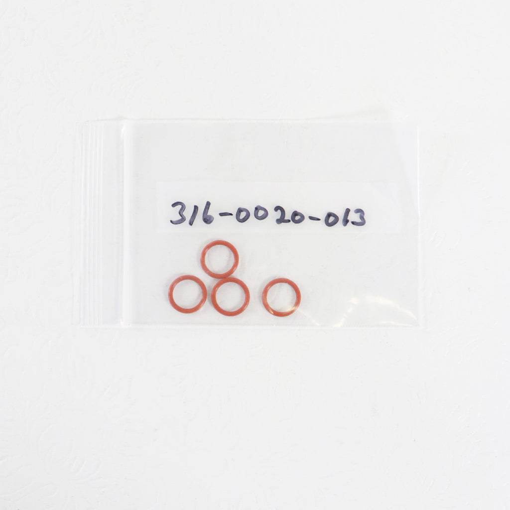 Cynosure Silicone Clear O Rings 7/16" ID 316-0020-013 4 Pack