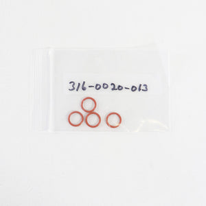 Cynosure Silicone Clear O Rings 7/16" ID 316-0020-013 4 Pack