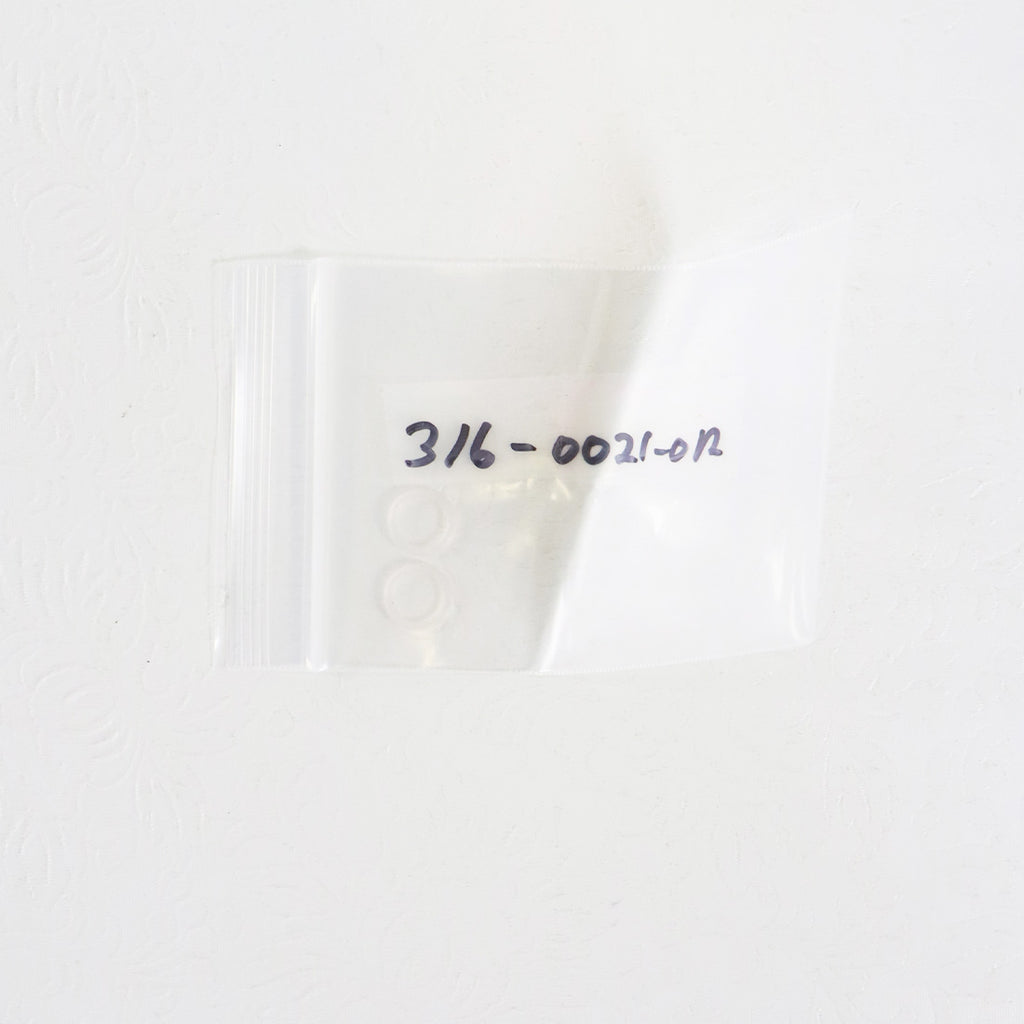 Cynosure Silicone Clear O Ring 3/8 IDX 1/2 OD 316-0021-012 2pk